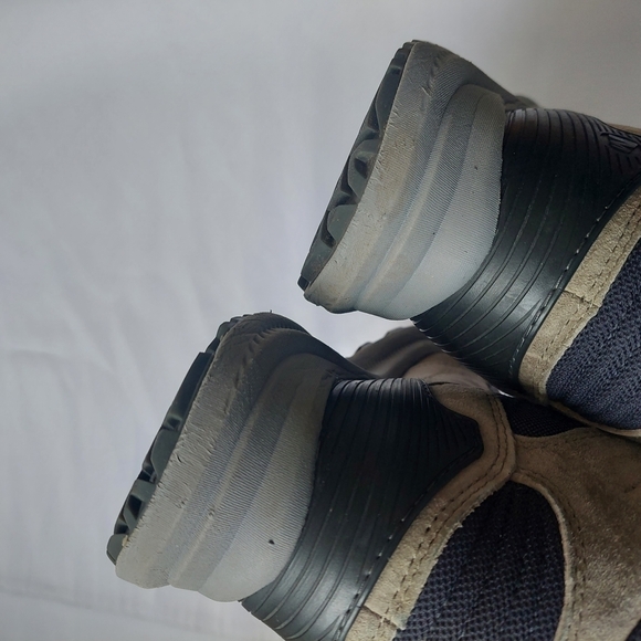 Merrell Navy Blue And Green Beige Men Hiking Boots Size 8 - Picture 7 of 8